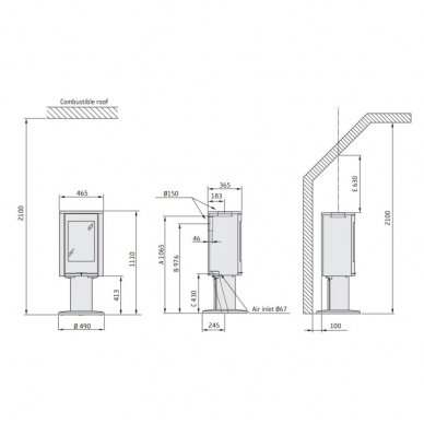 CONTURA C870G krosnelė (su pasirinkimais) 1