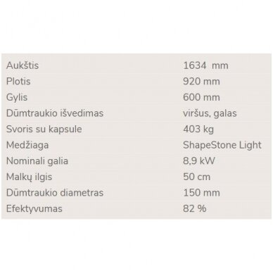 NORDPEIS DAVOS A žemas židinys (su pasirinkimais) 3