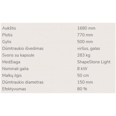 NORDPEIS MONACO židinys 3