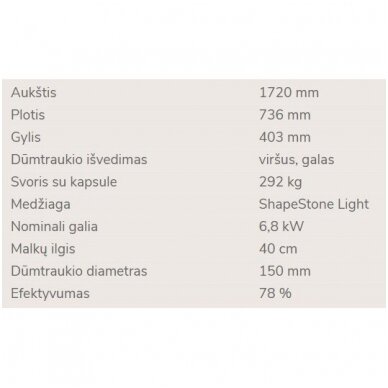 NORDPEIS OSAKA T židinys (su pasirinkimais) 3