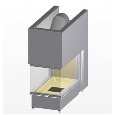 SPARTHERM ARTE U-90h-4S plieninis židinio ugniakuras