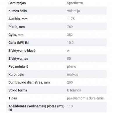 SPARTHERM VARIA AS-3RLh-4S plieninis židinio ugniakuras 4